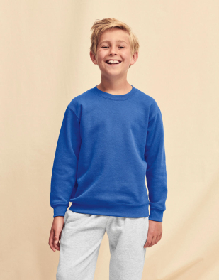 Sweatshirt Fruit of the Loom Kids Classic Set-In Sweat 28701 | Swedishmerch