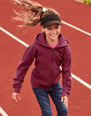 Sweatshirt Fruit of the Loom Kids Classic Hooded Sweat Jacket 29901 | Swedishmerch